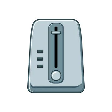 Kitchen toaster bread cartoon vector illustration Illustrazione stock