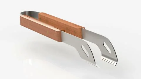 Kitchen tongs Stock Illustration