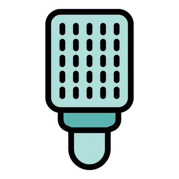 Kitchen tool featuring a stainless steel grating surface and comfortable non  Stock Illustration