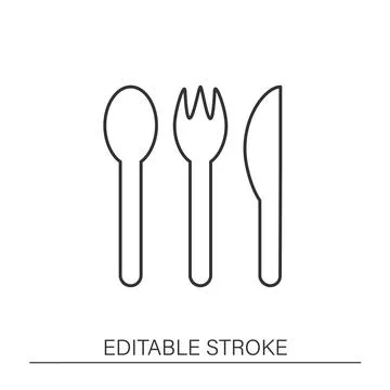 Kitchen tool line icon Stock Illustration