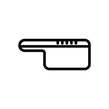 Kitchen tool for sharpening knives icon vector Stock Illustration