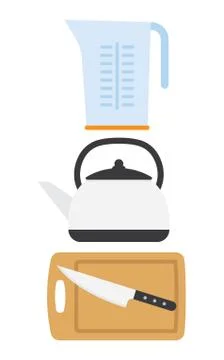 Kitchen tools collection Stock Illustration