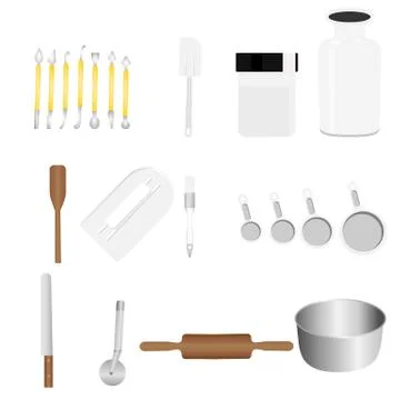 Kitchen tools Stock Illustration