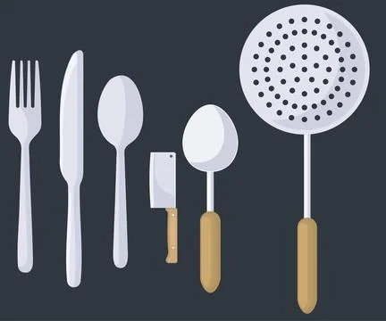 Kitchen tools Stock Illustration