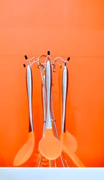 Kitchen tools set Stock Photos