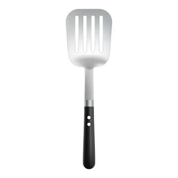 Kitchen Tools Spatula Isolated On A White Background. Realistic Vector Stock Illustration