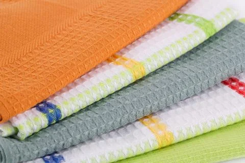 Kitchen towels Stock Photos