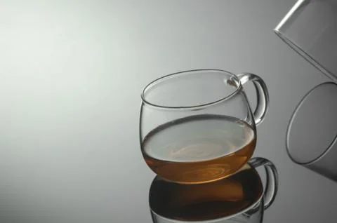 Kitchen transparent kettle Stock Photos