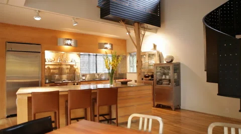 Kitchen Treehouse Stock Footage 40814728
