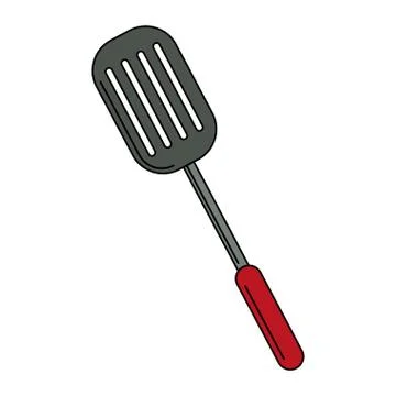 Kitchen turner utensil Stock Illustration