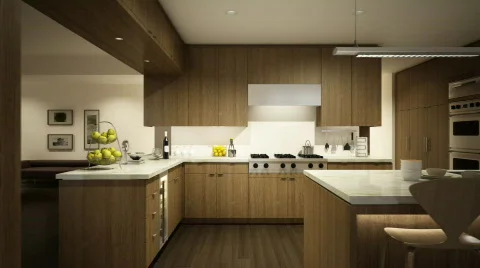 Kitchen TV Stock Footage 538216