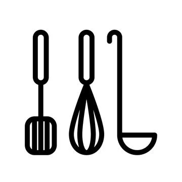 Kitchen utensil icon Stock Illustration