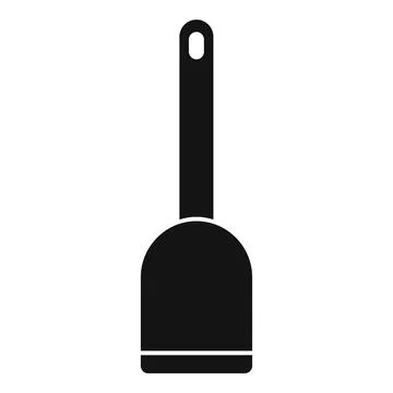 Kitchen utensil icon representing a simple spatula for cooking Stock Illustration