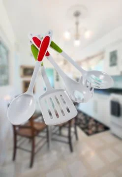 Kitchen Utensil Set Stock Photos