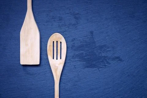 Kitchen utensils the background. Foto stock