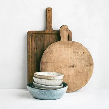 Kitchen utensils background Stock Photos