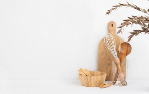 Kitchen utensils background Foto stock