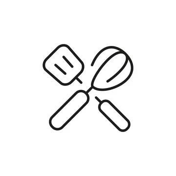 Kitchen Utensils Icon Stock Illustration