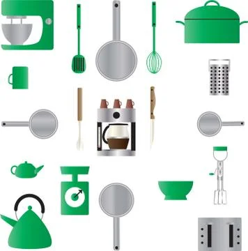 Kitchen utensils Stock-Illustration