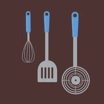 Kitchen utensils Stock Illustration