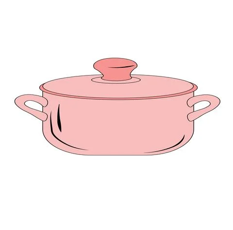 Kitchen utensils for making soup. Stock Illustration