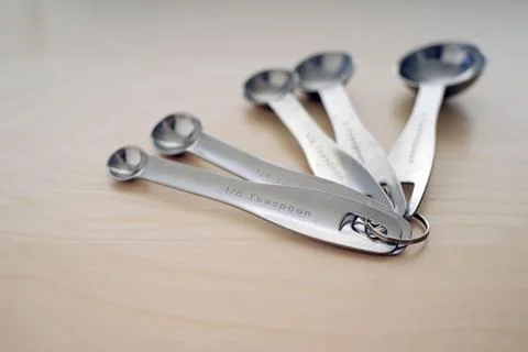 Kitchen utensils needed for making bread or pastry Stock Photos