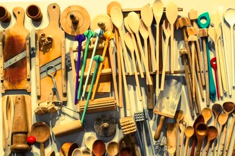 Kitchen utensils Foto stock