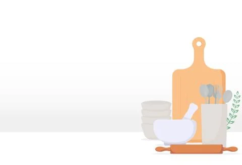 Kitchen utensils vector illustration イラスト素材