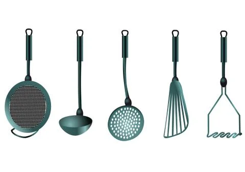 Kitchen utnensils Stock Illustration
