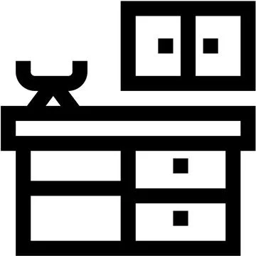Kitchen Vector Icon Design Illustration Stock Illustration