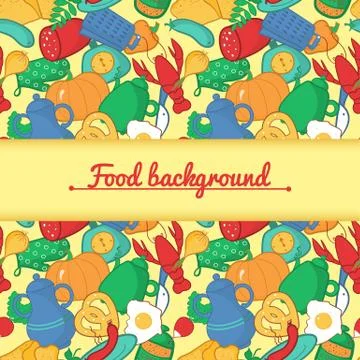 Kitchen vector illustration in cartoon style Stock Illustration