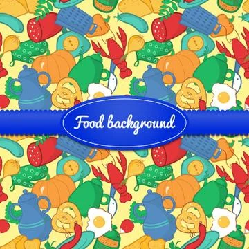 Kitchen vector illustration in cartoon style Stock Illustration