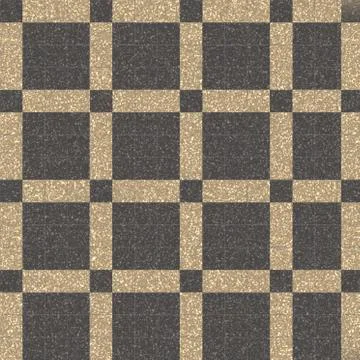The kitchen wall is made of small square tiles brown speckled .Texture or Illustrazione stock