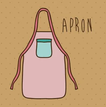 Kitchen ware design over brown background, vector illustration 스톡 일러스트