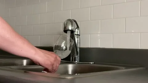 Kitchen Water Tap Stock Footage 137142152