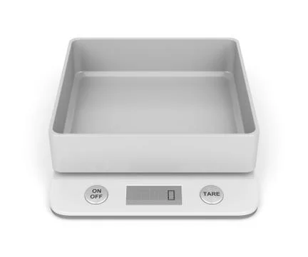 Kitchen weight scale Stock Illustration