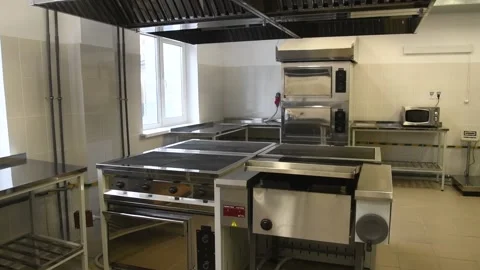 The kitchen where the food is prepared 動画素材 152108097
