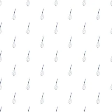 Kitchen whisks creating seamless pattern background cooking 스톡 일러스트