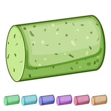 Kitchen wine cork bottle cartoon vector graphic Stock Illustration