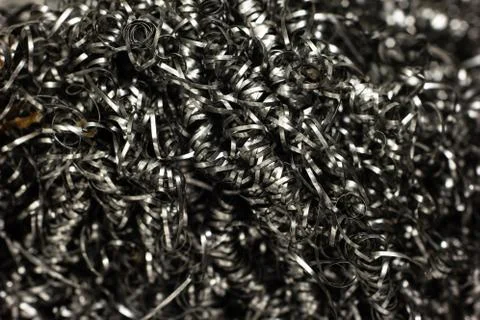 Kitchen wire sponge macro detail shot of texture top view 库存照片