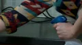 Kitchen work top being scrubbed HD Footage