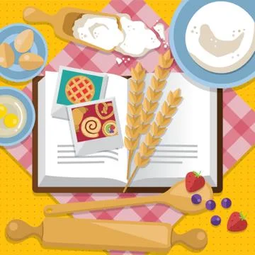 Kitchen Workspace Design Stock Illustration