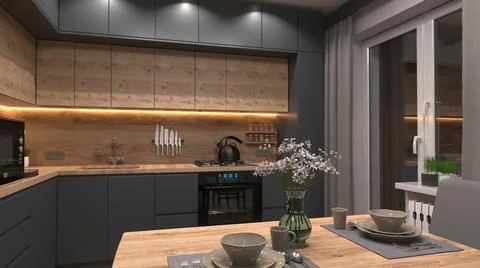 Kitchen2 Stock Photos