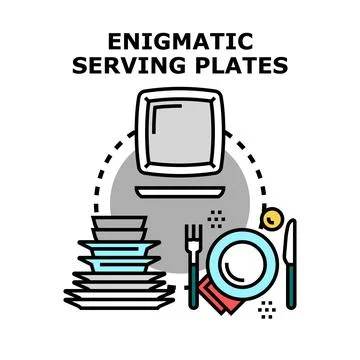 Kitchenware and dining elements concept illustration Stock Illustration