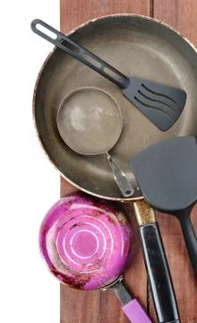 Kitchenware background Foto stock