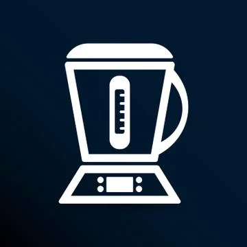 Kitchenware electric juicer squeezer kitchen maker icon Stock Illustration