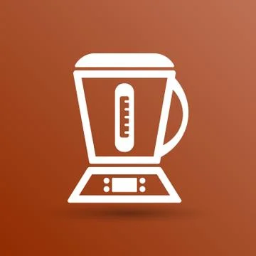 Kitchenware electric juicer squeezer kitchen maker icon Stock Illustration