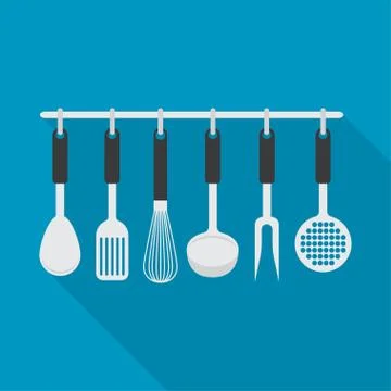 Kitchenware utensil cooking tool Stock Illustration