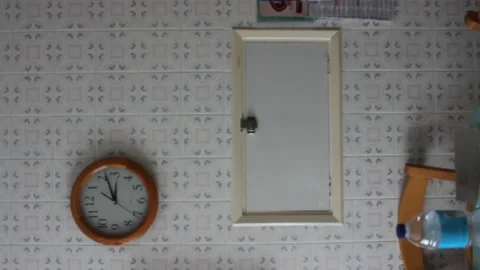 The kitcken clock is ticking Stock Footage 219237825