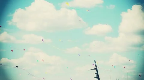 Kite 03b Stock Footage 10893697